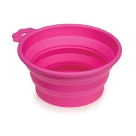 Pamperedpets Bend-A-Bowl Sm Pink PA113916
